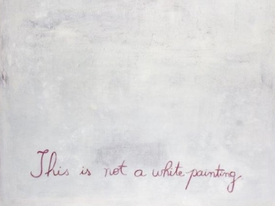 This is not a white painting